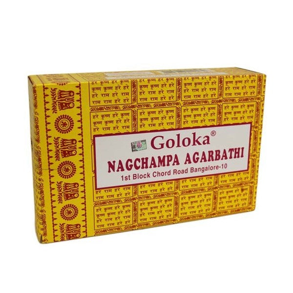 Incienso Goloka Nagchampa Agarbathi Caja 12 unidades – Laboratorios Nale -  Dietética y Nutrición