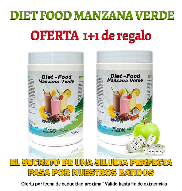 OFERTA DIET FOOD MANZANA VERDE 1+1
