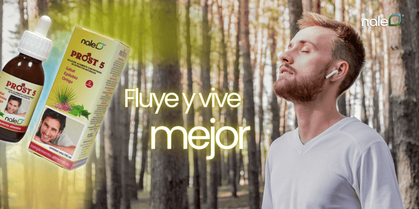 La próstata en los hombres y el Prost 5